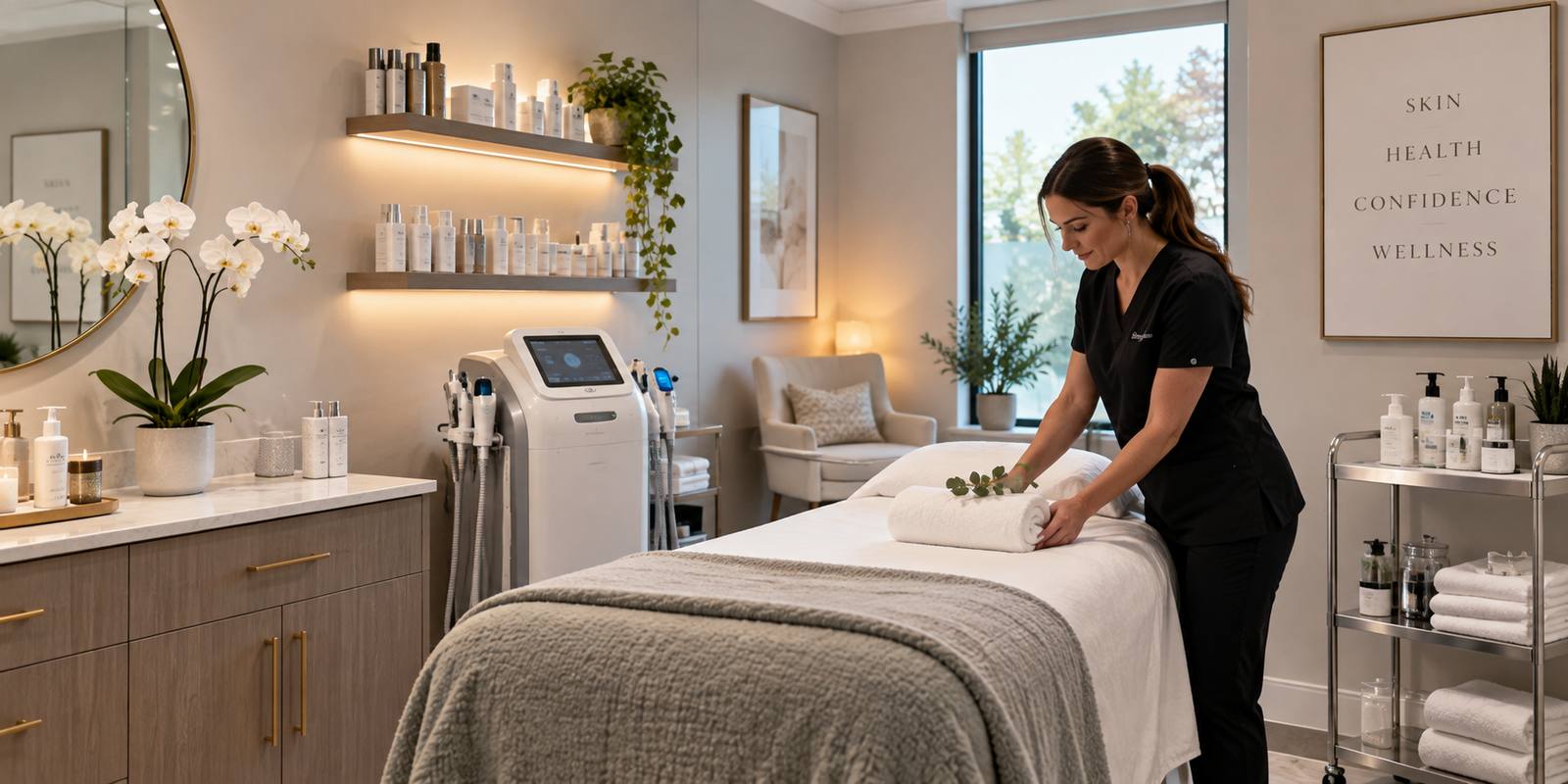 Bright treatment room